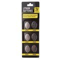 Diamond Visions Button Battery Silver 6Pk 01-3321